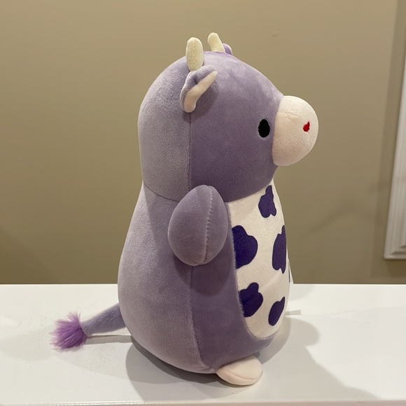 NWT 10” Bubba the Purple Cow Valentine Hugmees Squishmallow - Picture 3 of 6